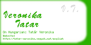 veronika tatar business card